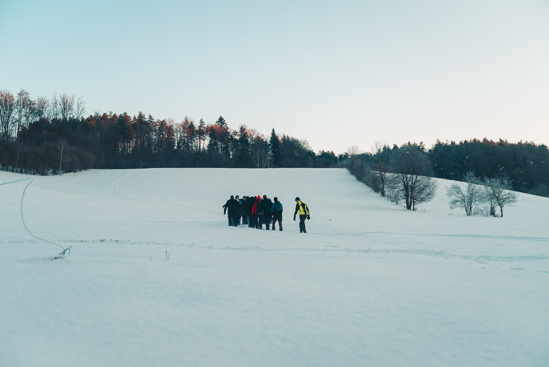 Marsz w śniegu